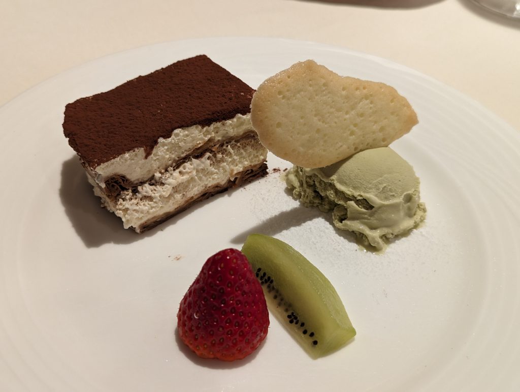 ティラミスとピスタチオのジェラート
